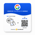 Google review plate