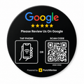Google review table sticker